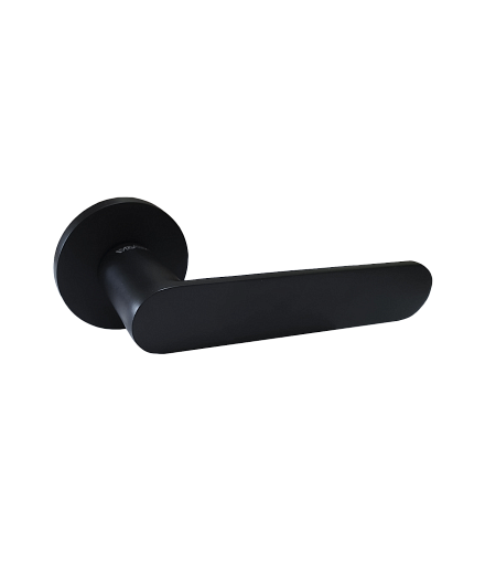 Ручки стандарт Ручка дверная Vrata на круглом основании AL-03-2199 BL 